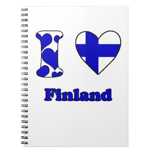 Ik hou van Finland Notitieboek (Voorkant)