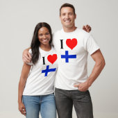 Ik hou van Finland T-shirt (Unisex)