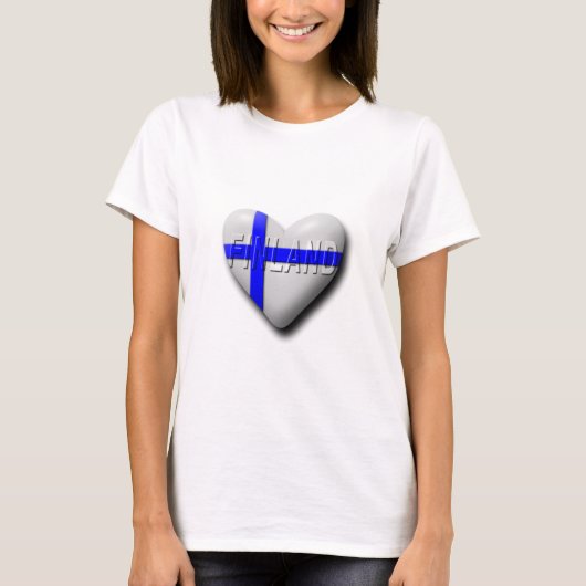Ik hou van Finland T-shirt (Voorkant)