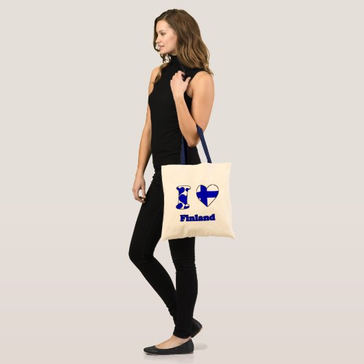 Ik hou van Finland Tote Bag (Voorkant (model))