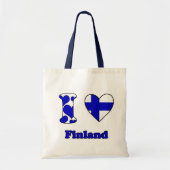 Ik hou van Finland Tote Bag (Voorkant)