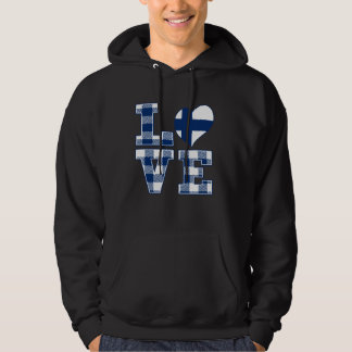 Ik hou van Finland, trots om de Finse vlag te zijn Hoodie