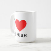 Ik hou van Fins Koffiemok (Voorkant links)
