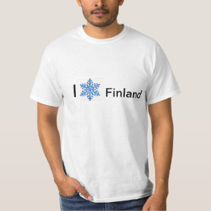 Ik hou van Finse Mannen T-shirt