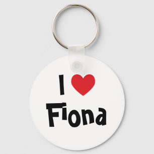 Ik hou van Fiona sleutelhanger