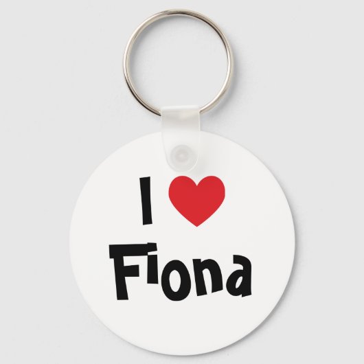 Ik hou van Fiona sleutelhanger (Voorkant)