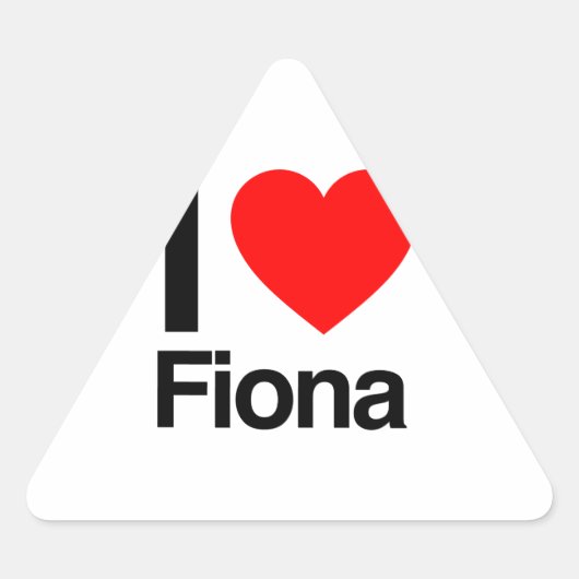 ik hou van fiona sticker (Voorkant)