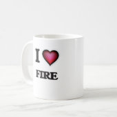 Ik hou van Fire Koffiemok (Voorkant links)