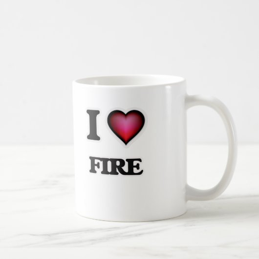 Ik hou van Fire Koffiemok (Rechts)