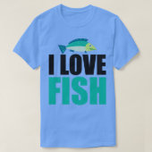 Ik hou van Fish 5 T-shirt (Design voorkant)