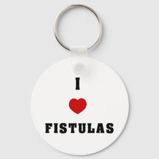 Ik hou van fistels sleutelhanger