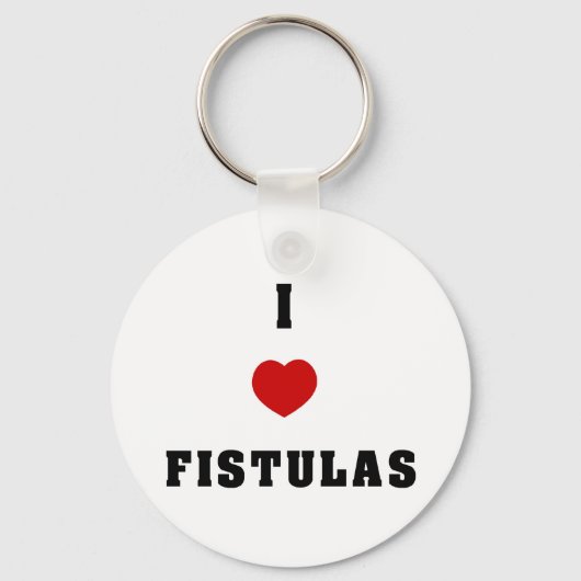 Ik hou van fistels sleutelhanger (Voorkant)