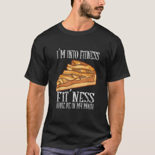 Ik hou van fitness fit ness appeltaart in mijn mon t-shirt