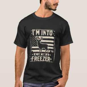 Ik hou van fitness herten diepvriezer grappige her t-shirt