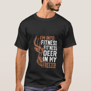 Ik hou van fitness herten diepvriezer grappige jag t-shirt