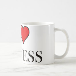 Ik hou van fitness koffiemok