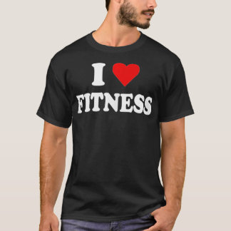 Ik hou van fitness t-shirt