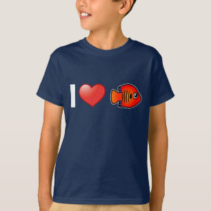 Ik hou van Flame Angelfish T-shirt