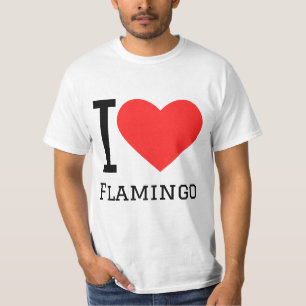 Ik hou van flamingo t-shirt