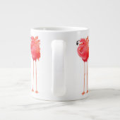 Ik hou van flamingo's Jumbo mok (Achterkant)
