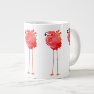 Ik hou van flamingo's Jumbo mok