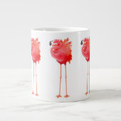 Ik hou van flamingo's Jumbo mok (Voorkant)