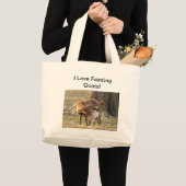 Ik hou van flauwvallen - Jumbo-Tas Grote Tote Bag (Voorkant (product))