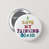 Ik hou van flauwvallen ronde button 5,7 cm (Voorkant /achterkant)