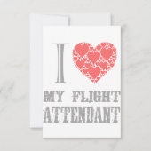 Ik hou van Flight Attendants Bedankkaart (Voorkant)