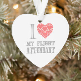 Ik hou van Flight Attendants Ornament