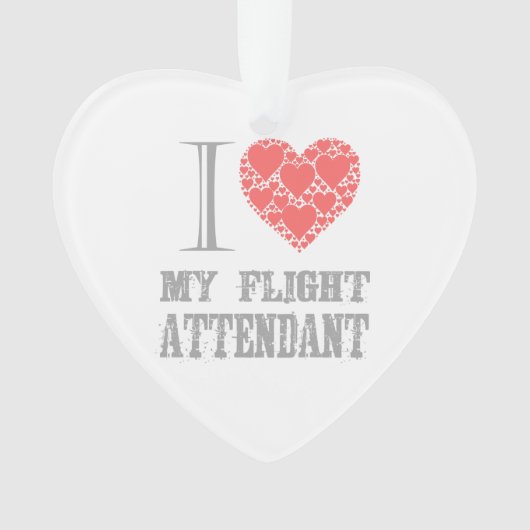Ik hou van Flight Attendants Ornament (voorkant)