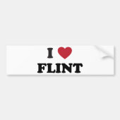 Ik hou van Flint Michigan Bumpersticker (Voorkant)