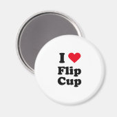 Ik hou van flip cup magneet (Voorkant / Achterkant)