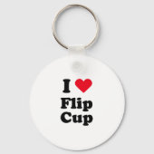 Ik hou van flip cup sleutelhanger (Voorkant)