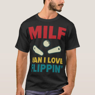 Ik hou van flippen flipping flipperkast machines a t-shirt