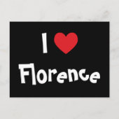 Ik hou van Florence Briefkaart (Voorkant)