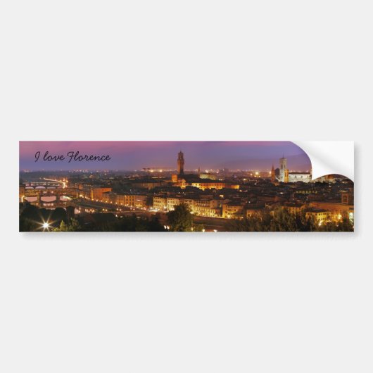 Ik hou van Florence Bumpersticker (Voorkant)
