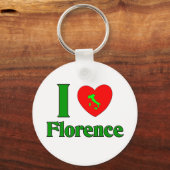 Ik hou van Florence Italië Sleutelhanger (Voorkant)