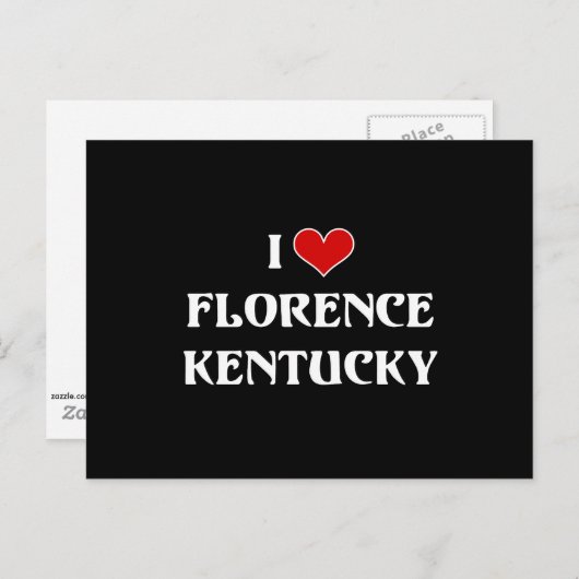 Ik hou van Florence, Kentucky Briefkaart (Voorkant / Achterkant)