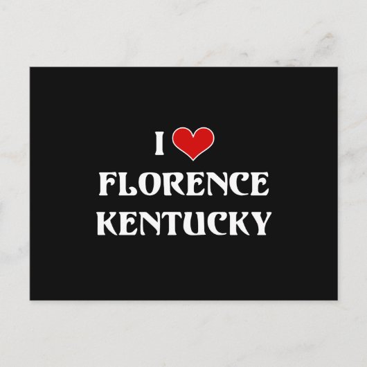 Ik hou van Florence, Kentucky Briefkaart (Voorkant)