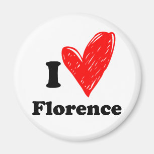 Ik hou van Florence Magneet