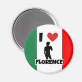 Ik hou van Florence Magneet (Voorkant / Achterkant)