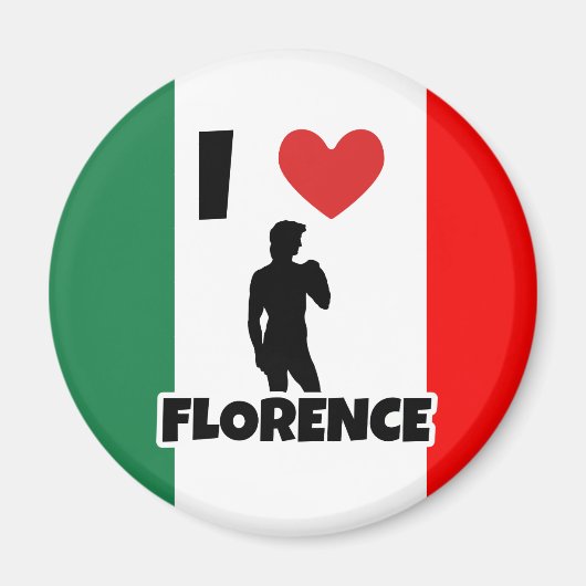 Ik hou van Florence Magneet (Voorkant)