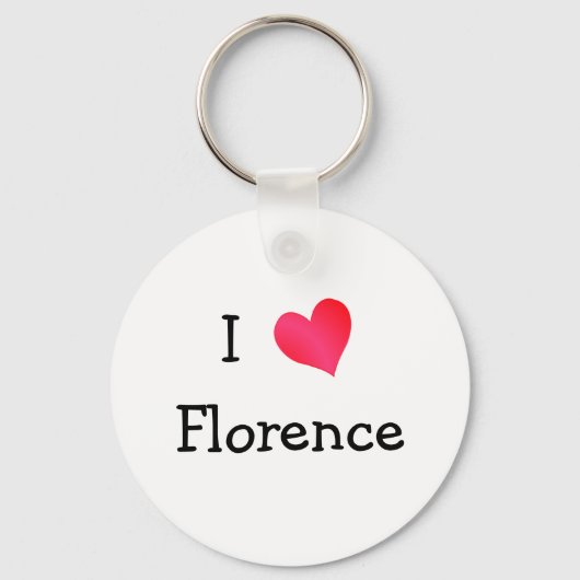 Ik hou van Florence Sleutelhanger (Voorkant)