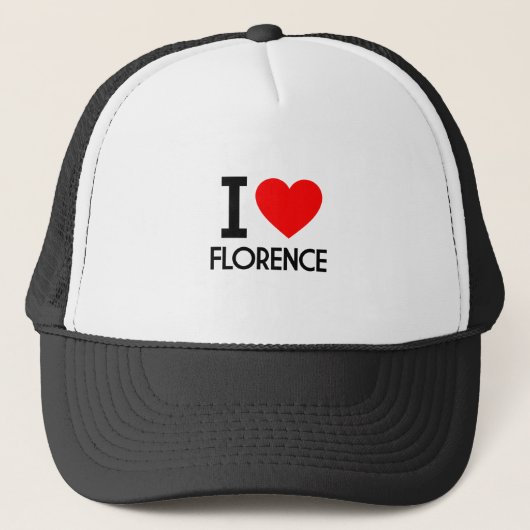 Ik hou van Florence Trucker Pet (Voorkant)