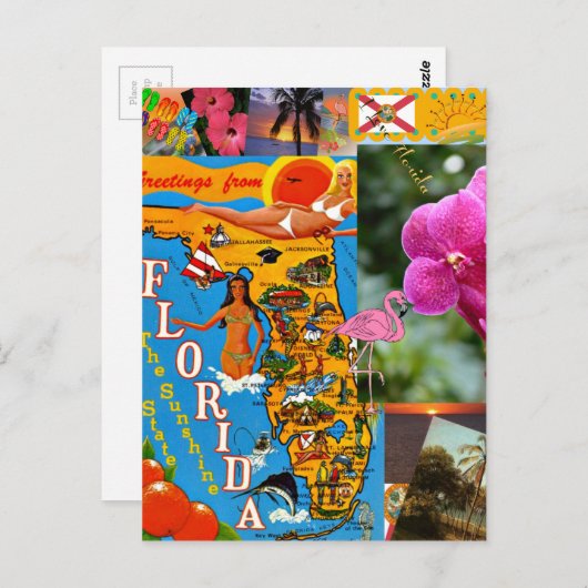 Ik hou van Florida Briefkaart (Voorkant / Achterkant)