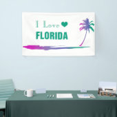 Ik hou van Florida Colorful Green Spandoek (Beurs)