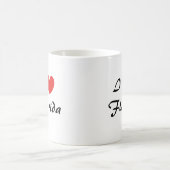 Ik hou van Florida Heart Typography Coffee Mok (Center)