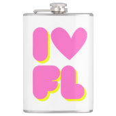 Ik hou van Florida Heupfles (Voorkant)