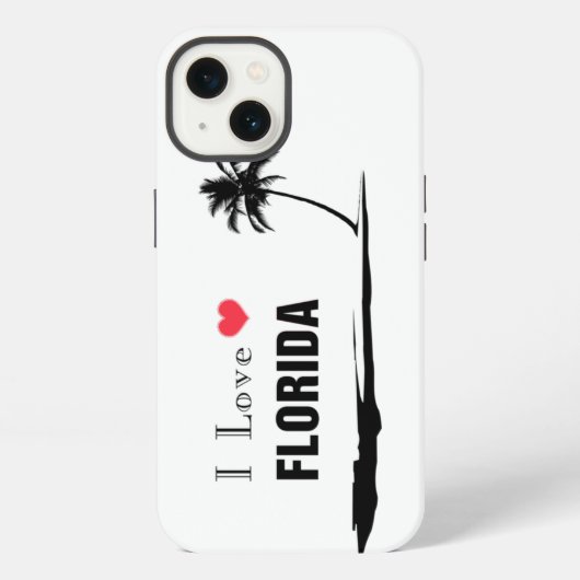 Ik hou van Florida iPhone Hoesje (Achterkant)